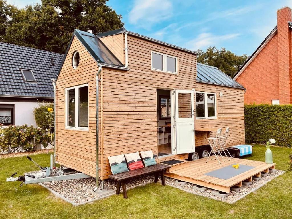 Tiny House Fleesensee Mit Eigenem Garten Und Nur Wenige Meter Vom Seeufer Göhren-Lebbin Eksteriør bilde