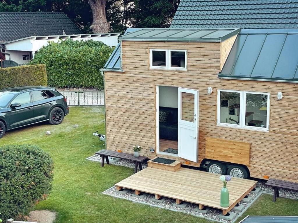 Tiny House Fleesensee Mit Eigenem Garten Und Nur Wenige Meter Vom Seeufer Göhren-Lebbin Eksteriør bilde