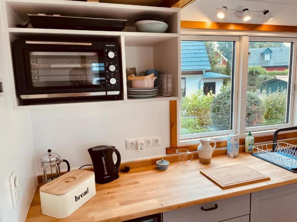 Tiny House Fleesensee Mit Eigenem Garten Und Nur Wenige Meter Vom Seeufer Göhren-Lebbin Eksteriør bilde